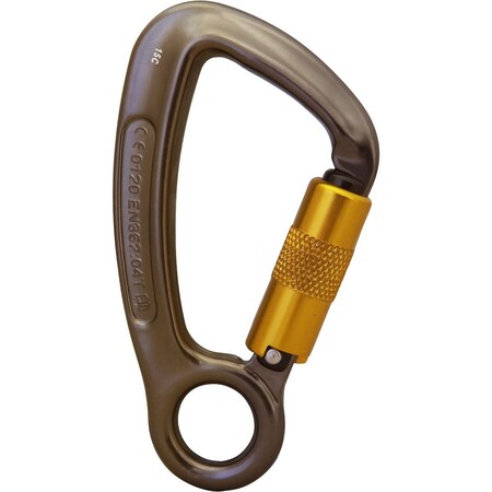 Sunbelt Carabiner-Captive Eye, Twistlock, Aluminum 9" x5" x0.5" A-B1ABKH300TL